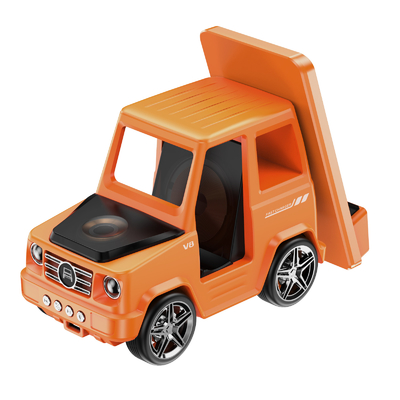 Orange Cool Car w kształcie bezprzewodowego ładowarki dla iPhone'a Airpods IWatch 225G Wyjście 9V/1.67A