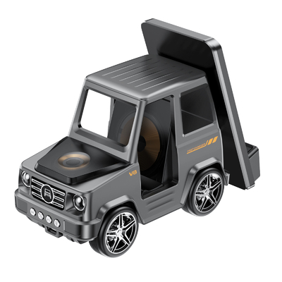 Cool Car Shaped Gray Color Wireless Charger Szybkie ładowanie dla iPhone'a Airpods IWatch