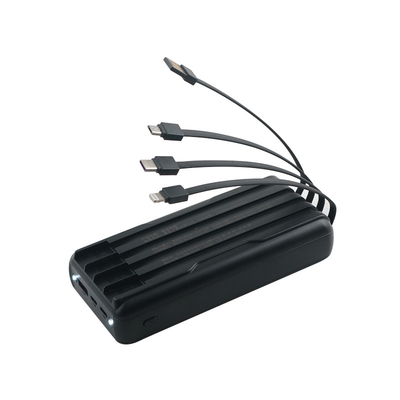 Wysokiej pojemności pełny akumulator Power Bank dla telefonu z PC Plastic/Matt Technologia Materiał powłoki i lekkie wzory