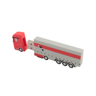 PVC lub silikonowe napędy flash USB w kształcie busu z przesyłką danych