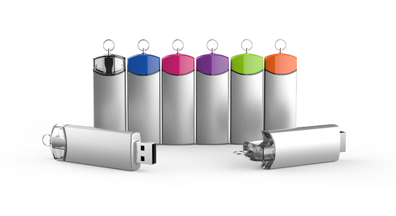 Dostosowalny 8-15MB/s Napisz Metal USB Flash Drive z logo Speed Dome