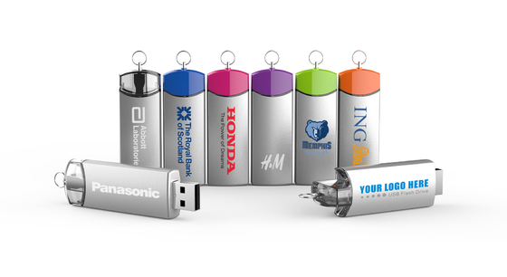 Dostosowalny 8-15MB/s Napisz Metal USB Flash Drive z logo Speed Dome