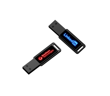 Wysokiej prędkości napęd błyskowy Crystal USB Stick z światłem LED błyszczący