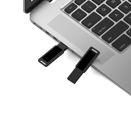 Wysokiej prędkości napęd błyskowy Crystal USB Stick z światłem LED błyszczący