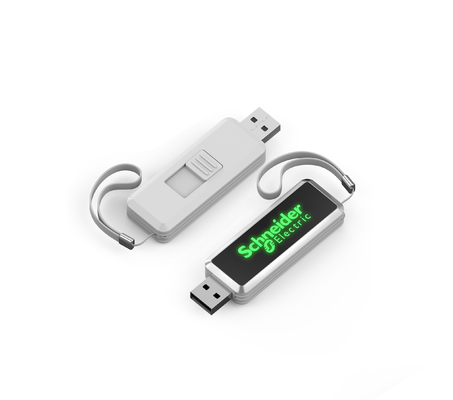 Światło LED USB o błyszczącym kolorze