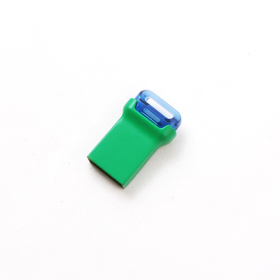 Zielony kolor Mini USB 3.0 Metal USB Flash Drive prostokątny z błyskowym chipem klasy A