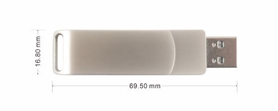 Rose Gold Usb 3.0 z typem C zarówno port USB Flash Drive Telefon i komputer Pudełka Kompatybilność 256GB 512GB
