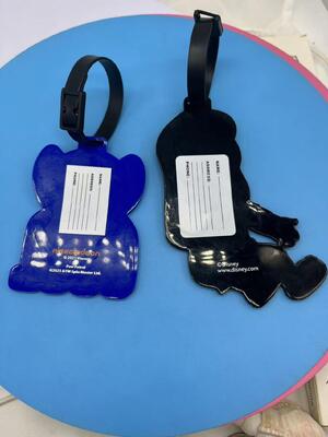 Pvc Materiał wykonany przez bagaż Tag Follow Customer Design Bagaż Tag Put On Travel Case