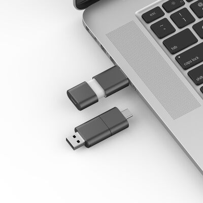 Szybki typ C z USB 3.0 i USB 2.0 napędem flash Slide Match CE,FCC,ROHS