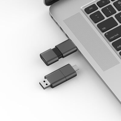Szybki typ C z USB 3.0 i USB 2.0 napędem flash Slide Match CE,FCC,ROHS