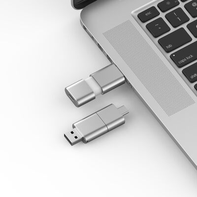 Szybki typ C z USB 3.0 i USB 2.0 napędem flash Slide Match CE,FCC,ROHS