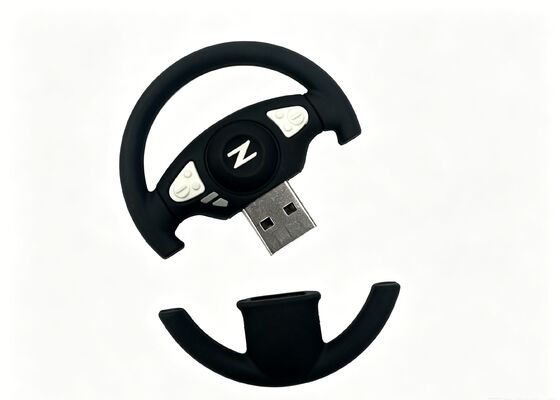 Otwórz formę za pomocą niestandardowych dysków flash USB za pomocą pamięci USB w kształcie kierownicy samochodu