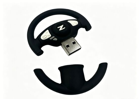Otwórz formę za pomocą niestandardowych dysków flash USB za pomocą pamięci USB w kształcie kierownicy samochodu