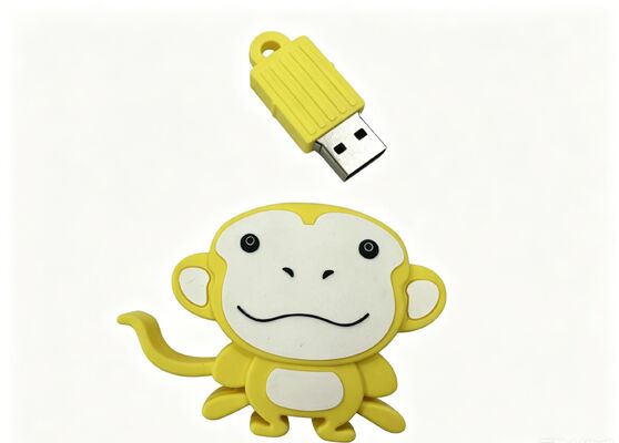 Zindywidualizowany w kształcie małpy PVC Mould Personalized USB Flash Drive Featuring Data Encryption Option For Marketing And Secure Data Access