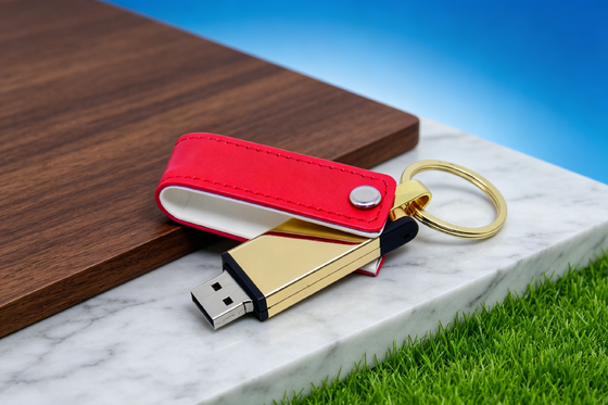 Skórzana pamięć flash USB zgodna z systemem Mac OS Czarny Kolor podstawowy Niestandardowy OEM Stylowa, trwała konstrukcja Idealna na prezenty firmowe