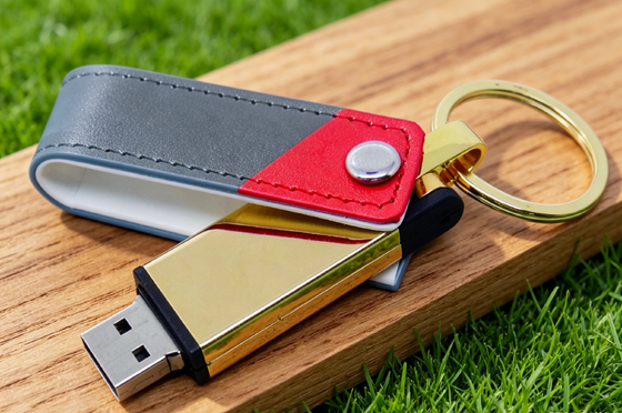 Skórzana pamięć flash USB zgodna z systemem Mac OS Czarny Kolor podstawowy Niestandardowy OEM Stylowa, trwała konstrukcja Idealna na prezenty firmowe