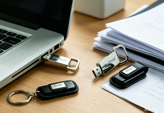 Skórzany dysk flash USB OEM w kolorze brązowym, stylowe, trwałe, przenośne rozwiązanie do przechowywania danych, idealne na prezenty firmowe i imprezy