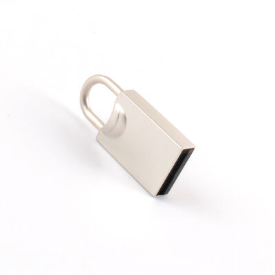 Drukuj logo Wsparcie Metalowa pamięć USB Flash 100-procentowy wynik testu chipów Test H2 Elegancki Mini USB Łatwy dostęp
