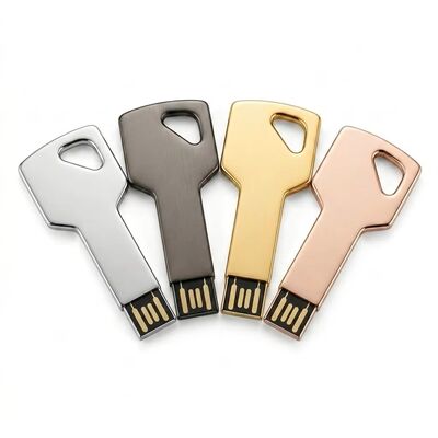 Klucz ze stopu cynku z funkcją szyfrowania Pamięć flash USB na zamówienie Witamy Trwałe, bezpieczne urządzenie pamięci masowej, idealne dla biznesu
