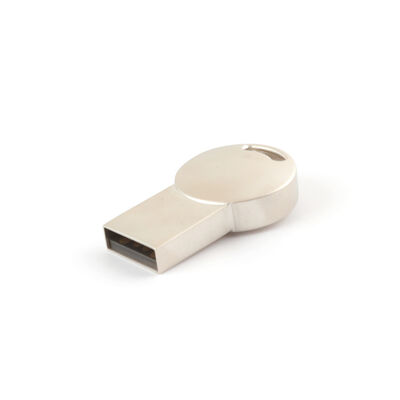 Metalowy pendrive USB z grawerem laserowym, portem USB 3.0 i opcjami pamięci 1 GB, 2 GB, 4 GB, 8 GB, 16 GB, 32 GB, 64 GB, 128 GB. Nadaje się do przechowywania danych.