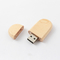 Spersonalizowana drewniana pamięć USB Maple Bamboo 128 GB o długości 60 mm