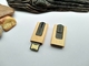 Drewniany napęd USB w stylu wtyczki Klon Drewniana obudowa Kolorowe tłoczenie i nadruk LOGO