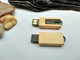 Drewniany napęd USB w stylu wtyczki Klon Drewniana obudowa Kolorowe tłoczenie i nadruk LOGO
