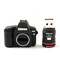 Pvc Camera Shape Spersonalizowane dyski flash USB 2.0 3.0 ROHS Approved