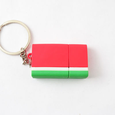 Otwarta forma z PVC Śliczna pamięć USB Arbuz Truskawka w kształcie czekolady