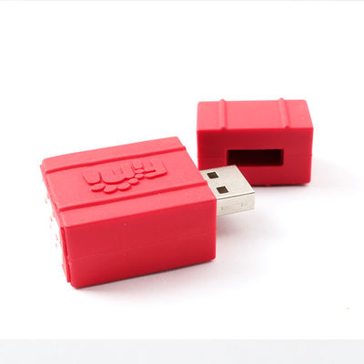 Otwarta forma z PVC Śliczna pamięć USB Arbuz Truskawka w kształcie czekolady