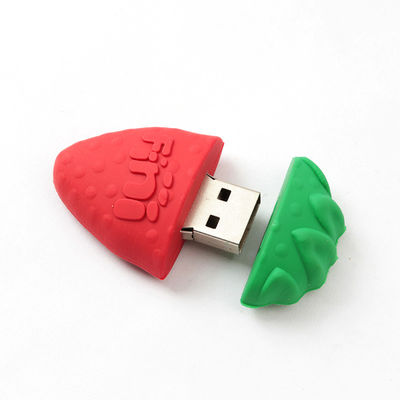 Otwarta forma z PVC Śliczna pamięć USB Arbuz Truskawka w kształcie czekolady