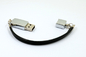 Metalowa powłoka Silikonowa bransoletka z napędem USB 256 GB 128 GB 64 GB Skórzana lina 15 MB / S