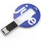 Karta kredytowa UDP 128 GB Pamięć USB 2.0 Mini okrągłe kształty Logo z nadrukiem CMYK