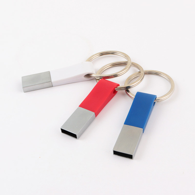 High Speed ​​​​32G 64GB 128GB Plastikowa pamięć flash USB z pierścieniem do plecaka na klucz samochodowy