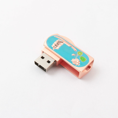 Grawerowanie kwiatów 3.0 2.0 Twist USB Flash Drive Mold 360 stopni