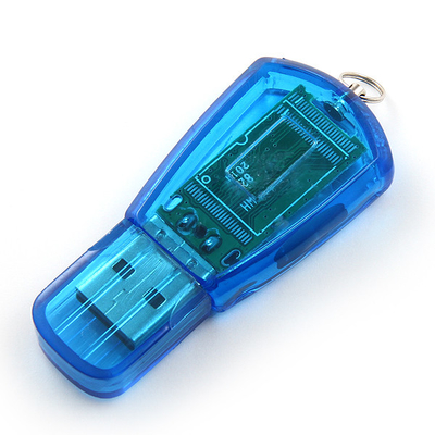 Aluminiowy i przezroczysty plastikowy dysk flash USB 128 GB 256 GB USB 2.0 i USB 3.0