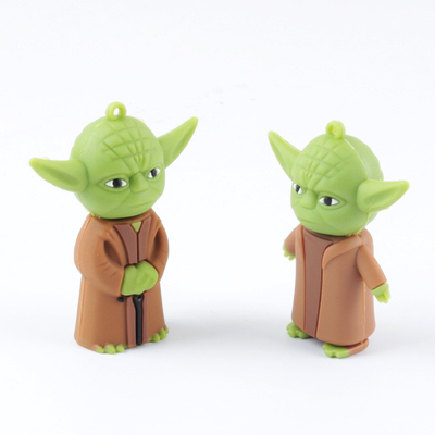 PVC dostosowany do kształtu przez mistrza Yodę Star Wars USB Flash Drive USB 2.0 i 3.0
