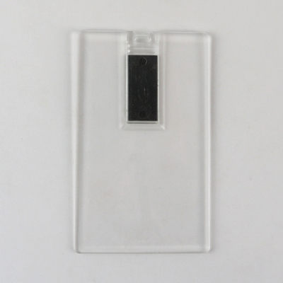 Przezroczyste tworzywo sztuczne Karta kredytowa Pamięć USB 2.0 128 GB 64 GB 15 MB / S