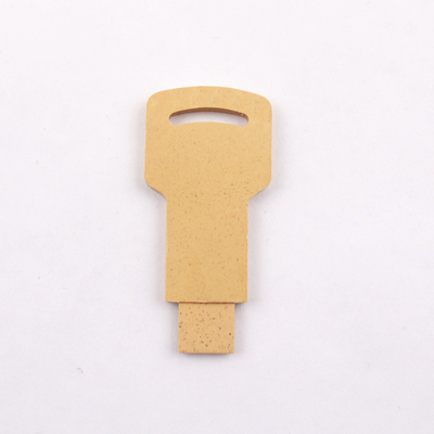 Słomkowe i plastikowe dyski flash 128 GB, materiały nadające się do recyklingu Karta pamięci USB 2.0
