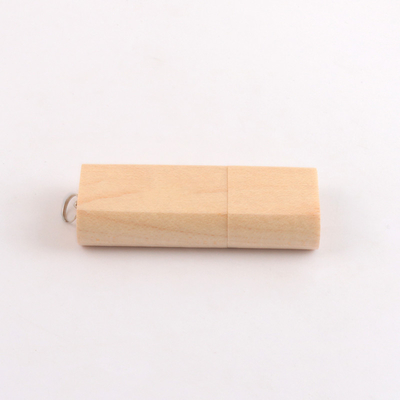 15 MB / S 32 GB 128 GB klonowy drewniany dysk flash USB z małym pierścieniem USB 3.0