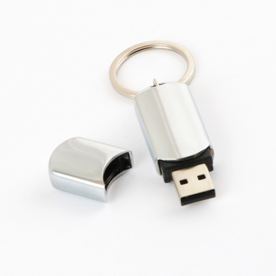 Metalowa błyszcząca obudowa USB Flash Drive 3.1 70 MB / S 256 GB 512 GB 1 TB z pierścieniem