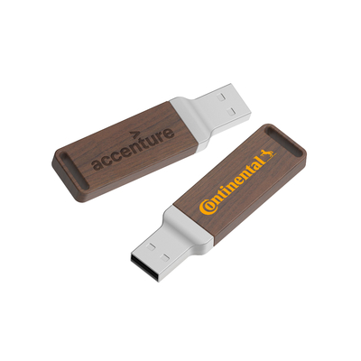 Naturalne drewno USB Logo Drewniany napęd długopisu z drukiem lub embossing dla Twojej firmy