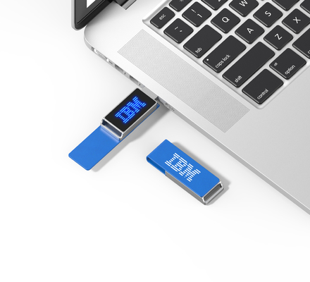 Wraz z grawerowaniem logo LED Skóra USB Stick 2.0 3.0 64GB 128GB 256GB 30MB/S