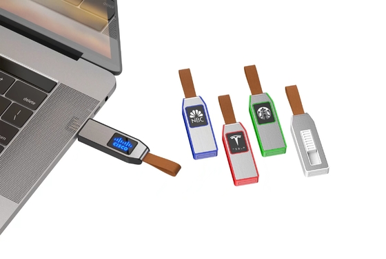 Akrylowy klasyfikowany kryształowy napęd flash USB z światłem LED do szybkiego i bezpiecznego przesyłania danych