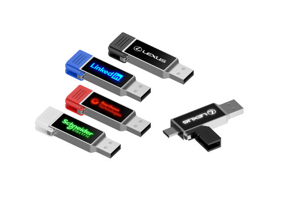 Małe białe pudełko OTG USB Flash Drive doskonały towarzysz biznesowy