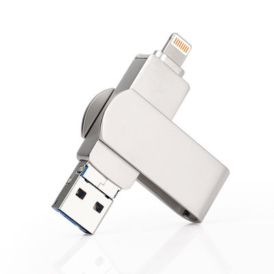 Srebrne napędy flash USB OTG Szybki i łatwy transfer danych z funkcją Plug And Play