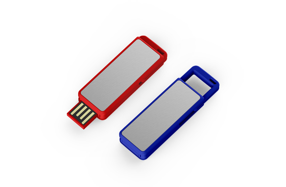 Dostosowywalny plastikowy USB Stick Czarny Biały 256GB pamięć Plug And Play