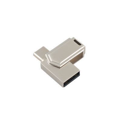 13 g łącznika cynkowego USB 3.0 i pamięci typu C z hasłem danych i logo USB laserowe