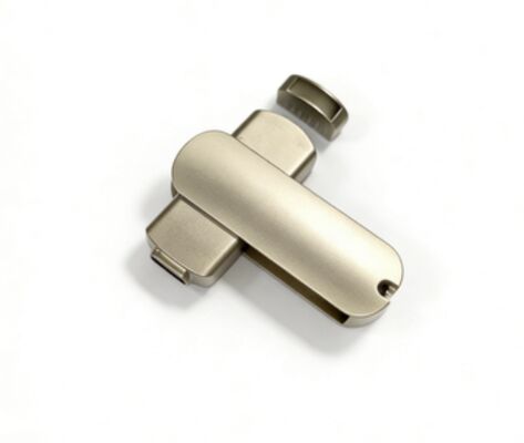 Srebrny Matt ciało USB A i Typ c wraz z pamięcią szybki i może dostosować logo