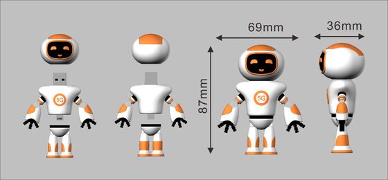 Śliczne stwory w kształcie postaci z kreskówek PVC USB Flash Drive USB 2.0 i 3.0